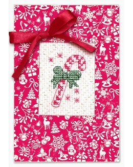 Broderikit Kort Polkagris