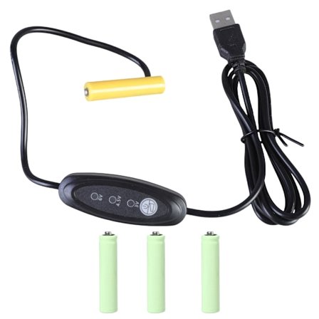 USB 5V - 3V 4.5V 6V 3A Virtuaalinen Pariston Eliminointikaapeli Johto USB-Muunninjohto LED-valolelulle Instrumentille