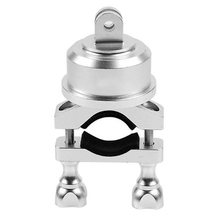 360 roterende hjelm drejelig stangmontering til 8-35mm stang, cykel motorcykel mobiltelefonholder til Yi actionkameraer