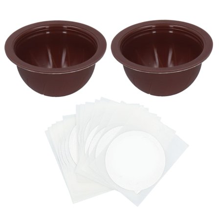 150 ml kaffekapselhållare med engångs aluminiumfolie passar för Vertuolline GCA1