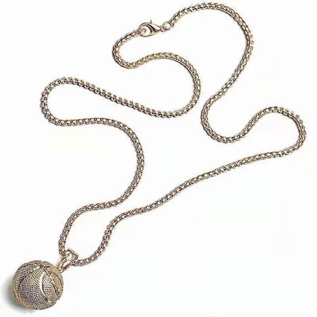 Muoti Koripallo Riipus Kaulakoru Ruostumaton Teräs Koripallo Kaulakoru Pallo Koripallo Ystäville Muisto Kaulakoru Urheilu