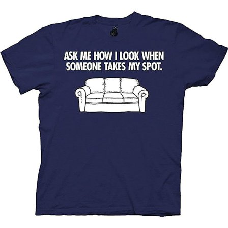 The Big Bang Theory Men's Sheldon Cooper When You Take My Spot Flip T-shirt