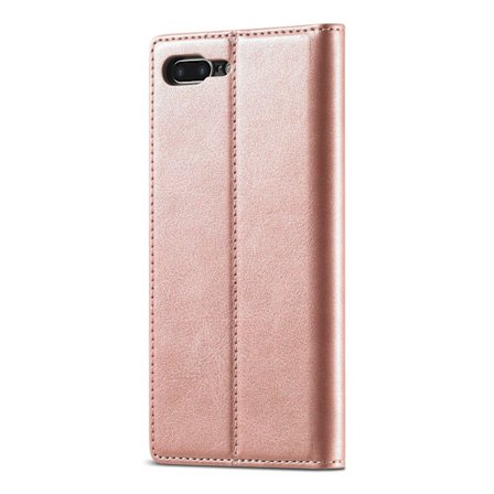 Fodral för Samsung S22 Roséguld magnetiskt mikrofiberläder anti-fall