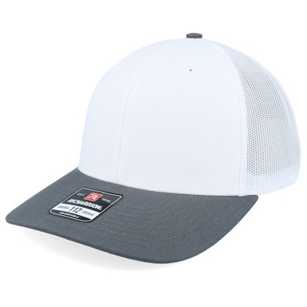 Richardson - White trucker Lippis - 112 Combination White/Charcoal Trucker @ Hatstore