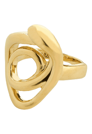 Pilgrim Diego Ring Gold-Plated Smycken & klockor Dam Guld ONESIZE
