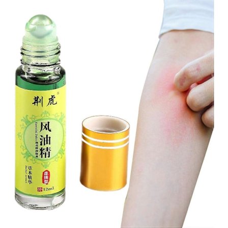 Roll-on Pebermynteolie, Pebermynteolie til lindring af svimmelhed på huden, Pebermynte Touch Oil Roll On mod migræne, Energi mod køresyge