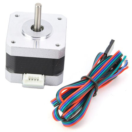 DC4.0V 1.2A 1.8° Nema 17 Bipolar Stepper Motor 320mN.m/45oz.in for 3D Printer 34mm Høyde