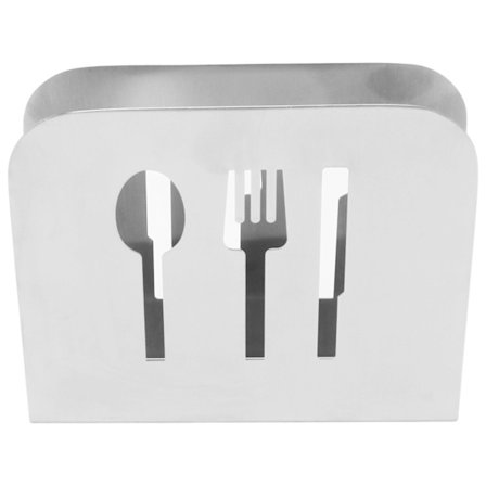 Serviettholder Serviettdispenser Rustfritt Stål Minimalistisk Kompakt Enkelt Vedlikehold Serviettstativ for Hotell Restaurant