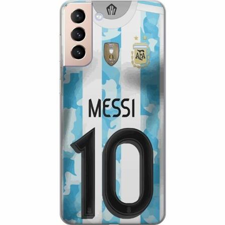 Samsung Galaxy S21 Genomskinligt Skal Lionel Andrés Messi