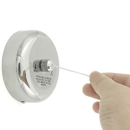 Vægmonteret 304 Rustfrit Stål Tørresnor Sammenklappelig Tørrestativ Udtrækkelig Tørrestativ Tøj Line