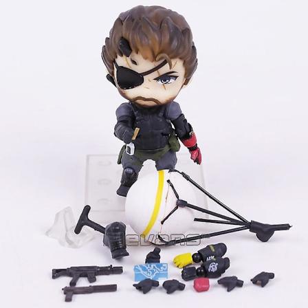 565 Metal Gear Solid V The Phantom Venom Snake Sneaking Suit Ver. Q Version Action Figure Collectible Model Toy 565 no box