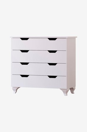 Hanah Home - Kommode Oliver - Hvit - Kommoder - Fra Homeroom