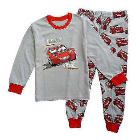 f Cars Lynet McQueen T-skjorte Bukse Sett Loungewear Antrekk Pyjamas Kompatibel med Gutter Barn