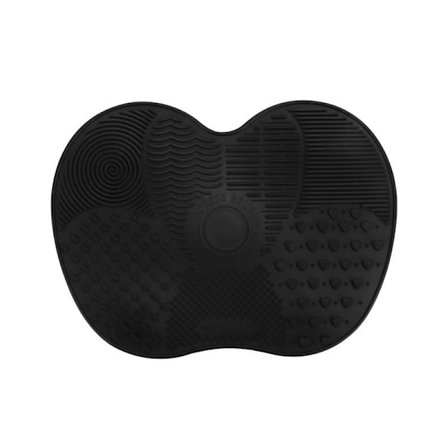 Sminkmatta - Tvätta Sminkborstar och Sminktillbehör Enkelt Svart