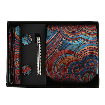 5 st Herr Slips Set Utsökt Herr Business Formell Klädsel Bröllopsdräkt Smoking Slips Presentförpackning DekorationA6