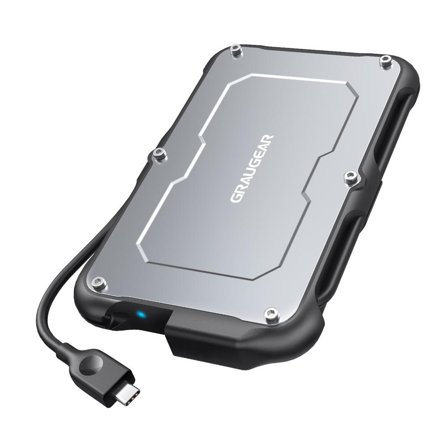 GRAUGEAR externes Festpl.Gehäuse 2,5"HDD/SSD USB 3.2 Spritzs