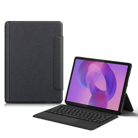 INF 2-i-1 Touchpad Tastatur Etui Kompatibelt med Lenovo Yoga Tab Plus 12.7 tommer - Sort