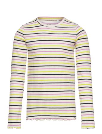 Nkfvemma Ls Slim Top K1 T-shirts Long-sleeved T-shirts Multi/mønstret Name It*Betinget Tilbud