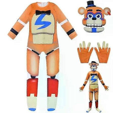 Five Nights At Freddy FNAF -asu Halloween-juhliin, lasten hieno cosplay-asu!ZZ35