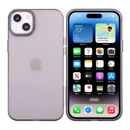 iPhone 14 Mobilskal - Frostat Svart