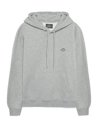 Standard Hoodie Logo Sweat Fav Grey Mads Nørgaard