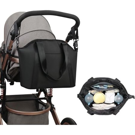Bleieveske Tote - Vanntett Oppbevaringsveske - Barnevogn Bleieveske - Baby Reiseorganisator
