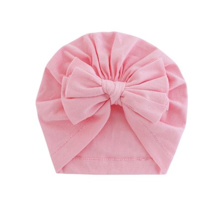 Baby Turban Stofflue Baby Jente Myk Søt Småbarn Lue Hette Knute R