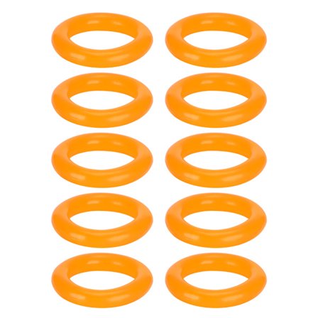 10 stk. Spolevikler gummiring friksjonshjul erstatningstilbehør for symaskin (3,7 cm ytre diameter)