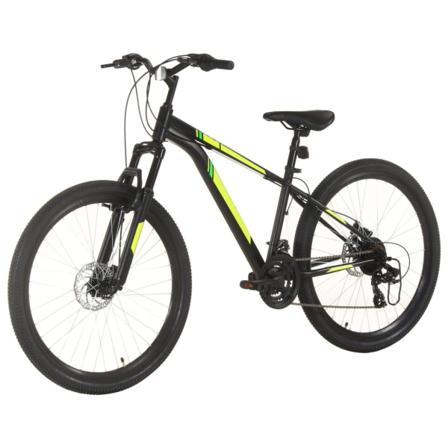 Vidaxl Mountainbike 21 Växlar 27,5 Tums Däck 38 Cm Svart Svart