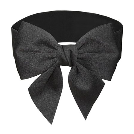 Bredt belte med sløyfe, elastisk belte for kvinner med sløyfe, motebelte med stretch