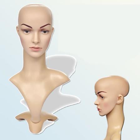 Vidaxl Skylthuvud Dam A Beige