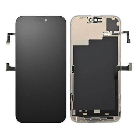 Udskiftningsskærm LCD til iPhone 15 Pro Sort-Xin