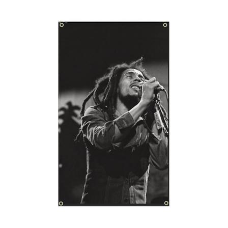 3x5 fot (90x150 cm) Bob Marley Flagg Banner Musikk Rock Band Reggae Jamaica 90 x 150cm
