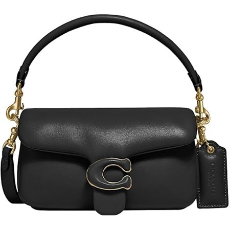 COA Læderbetrukket C-lukning Cushion Tabby Skuldertaske