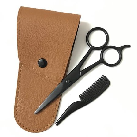 3-delad skäggsaxuppsättning med skyddande fodral 5 tum rostfritt