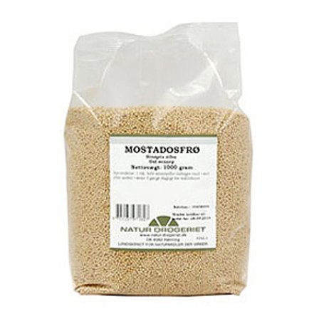 Natur Drogeriet Gul Mostados Sennepsfrø 1 kg, Helse & Madvarer, Krydderier, Øvrigt