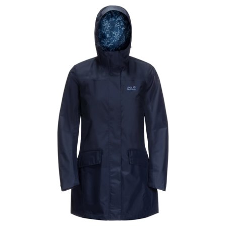 Jack Wolfskin Women's Cape York Coat Women rain jackets Blue XS