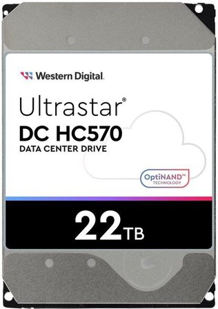 WD Ultrastar DC HC570 22TB 7200rpm 512MB SATA 6Gb/s 3.5" harddisk