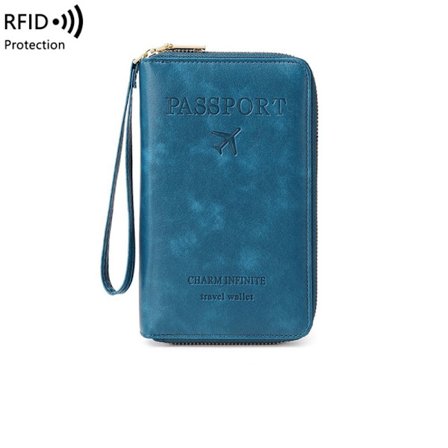 Pass Cover Passport Bag BLÅ