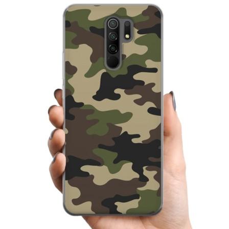 Xiaomi Redmi 9 TPU Matkapuhelimen kuori Metsä camo