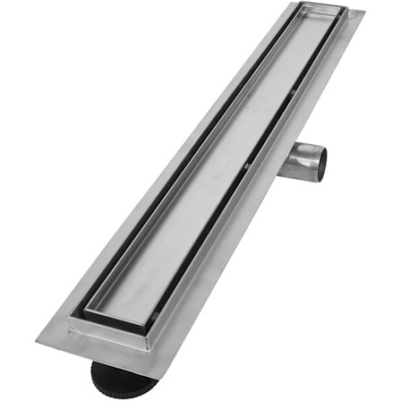 Italiensk Sølv Rustfrit Stål Brusergulvdræn Gulvdræn -300*70mm