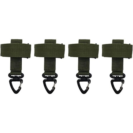 4-pak nylon handskholder taktisk udstyr handskerem justerbar arbejdshandskeholder
