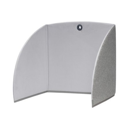 MATTING Bordsskärm 58 cm, grå - Lyreco - Skolmöbler och inredning - Ljudabsorbenter - Bordskärmar