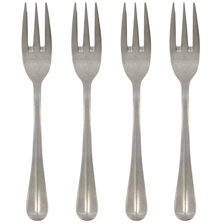 House doctor Mora kakegafler 4-pakning, rustfritt stål' - 'Sølv