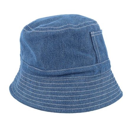 Samsøe Samsøe - Blå bucket Keps - Samory Hat Blue Denim Bucket @ Hatstore