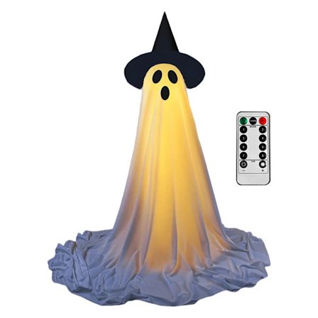 Lysande Spöke Halloween Dekorationer Utomhus Spökdekorationer Läskiga Stående Spöken Dekor för Ytterdörr Veranda Gård Hemfest (FMY)