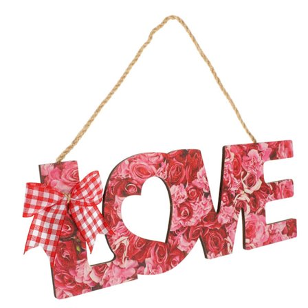 Alla hjärtans dag-skyltning Alla hjärtans dag hängande skylt Kärlek väggskylt Kärlek hängande skylt Alla hjärtans dag skyltdekorationer Alla hjärtans 