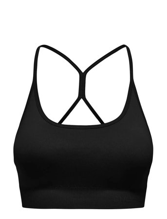 Onpdefy-2 String Seam Bra Black Only Play