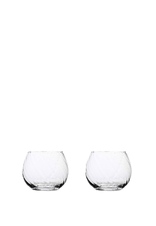 Byon Vattenglas Opacity 2-Pack Kök & matlagning Transparant ø8x6,5cm 22cl