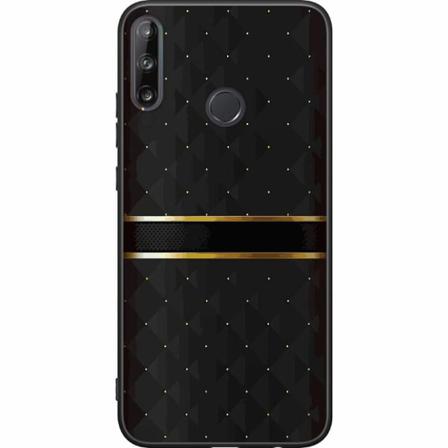 Huawei P40 Lite E Svart Skal Golden Stripes